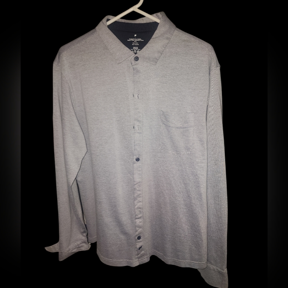 Fabletics The Dash Long Sleeve Button Up Size Large